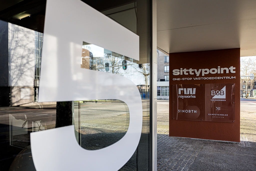 Het kantoor van royworks aan het Hub Dassenplein in Sittard